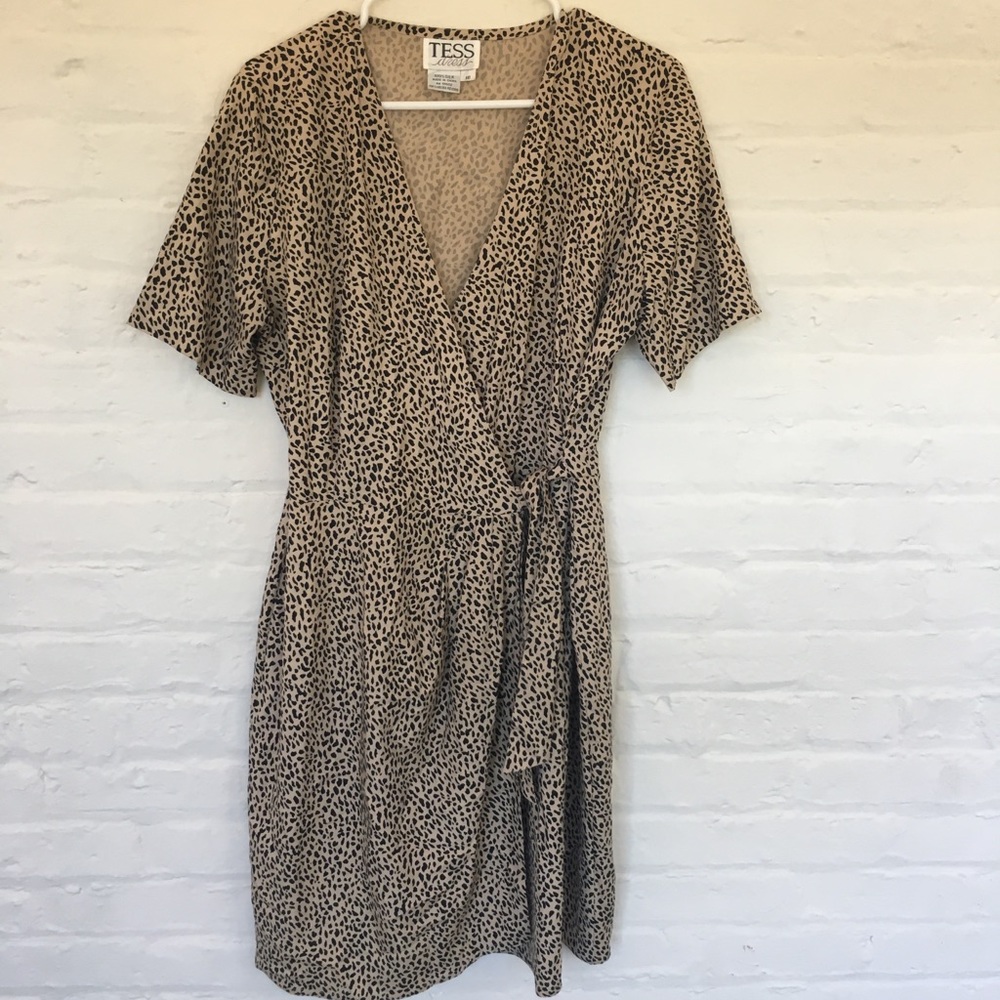 🐆 Leopard wrap dress - SILK